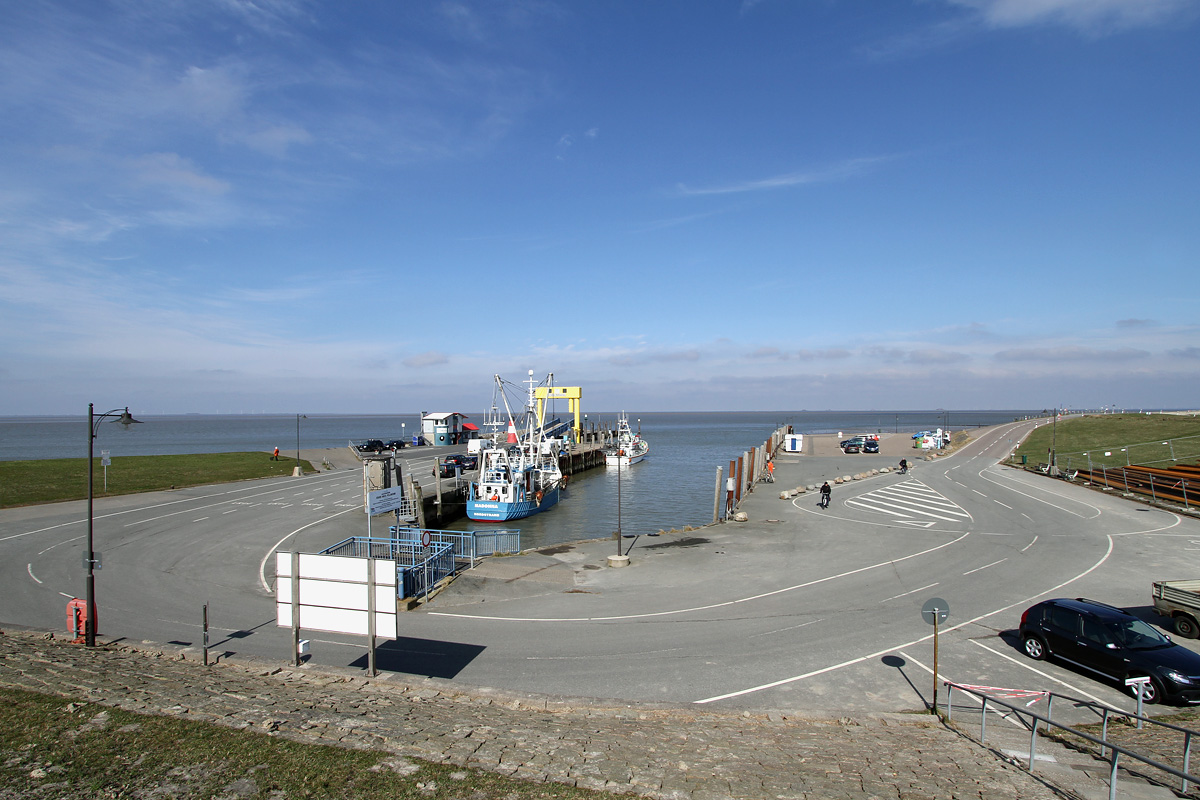 Der F&auml;hranleger auf Nordstrand / Strucklahnungsh&ouml;rn