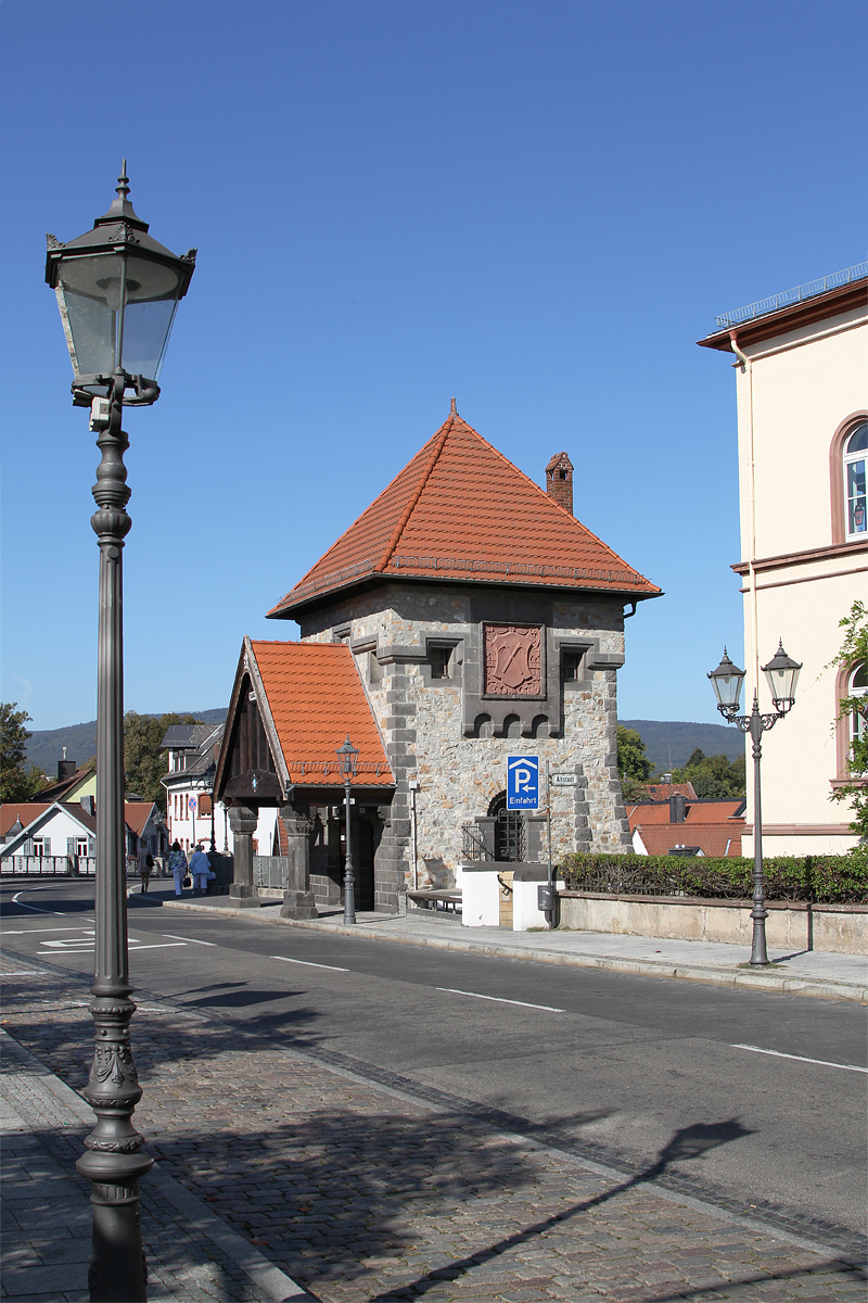 Wachh&auml;uschen neben der Ritter von Marx Br&uuml;cke