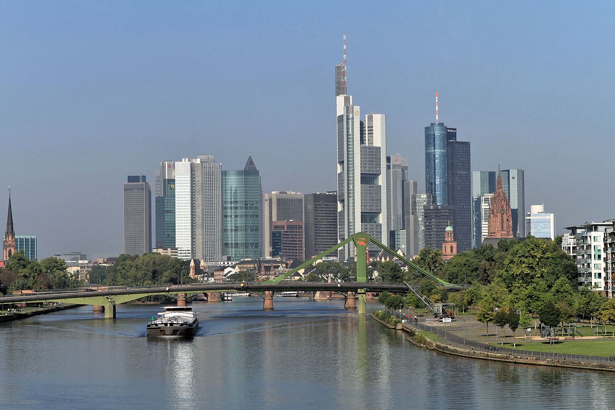 Die Bankengeb&auml;ude Frankfurt
