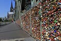 Schlösser auf Kölner Brücke