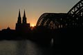 Sonnenuntergang am Kölner Dom